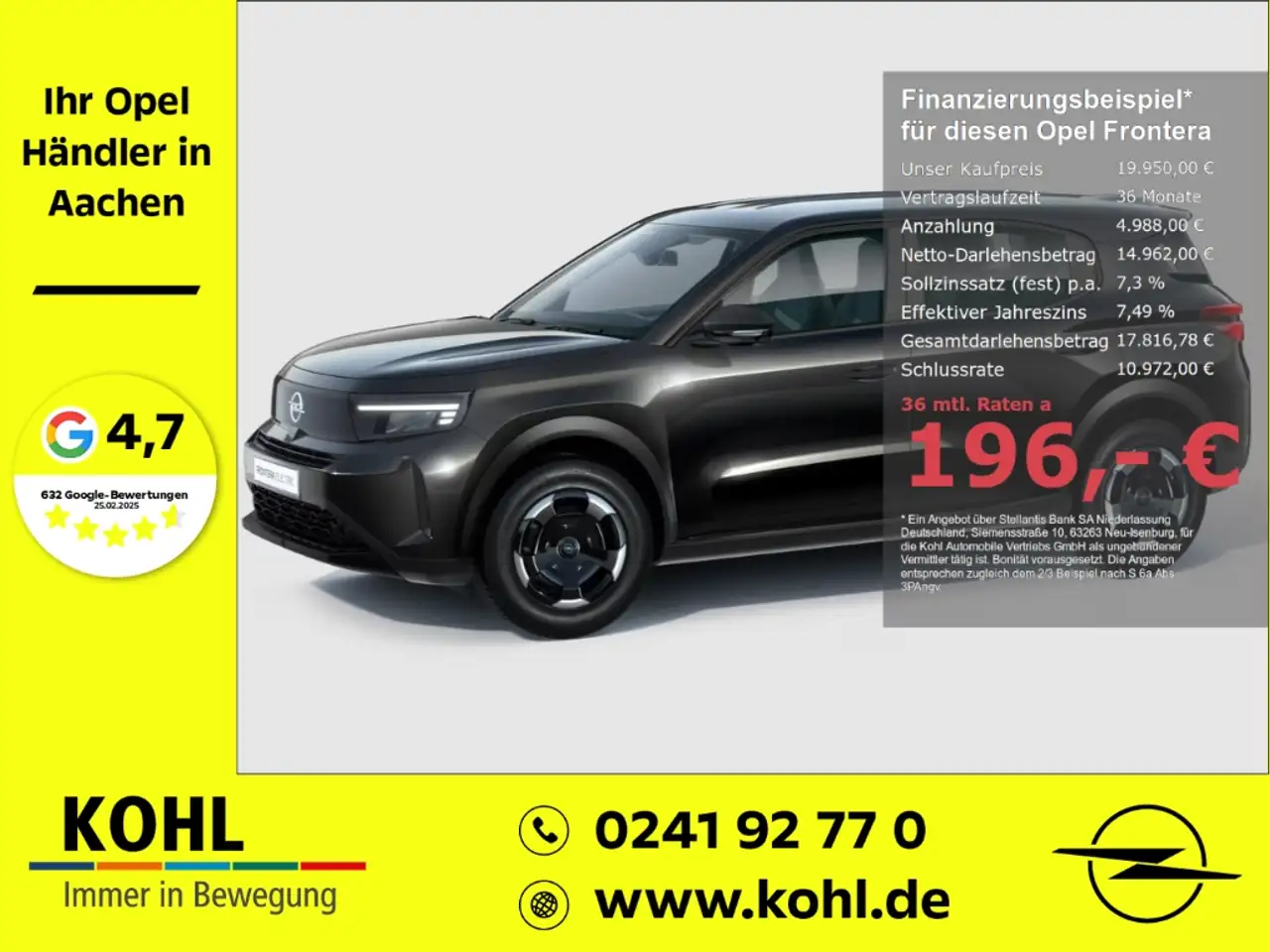 Opel Frontera 2025