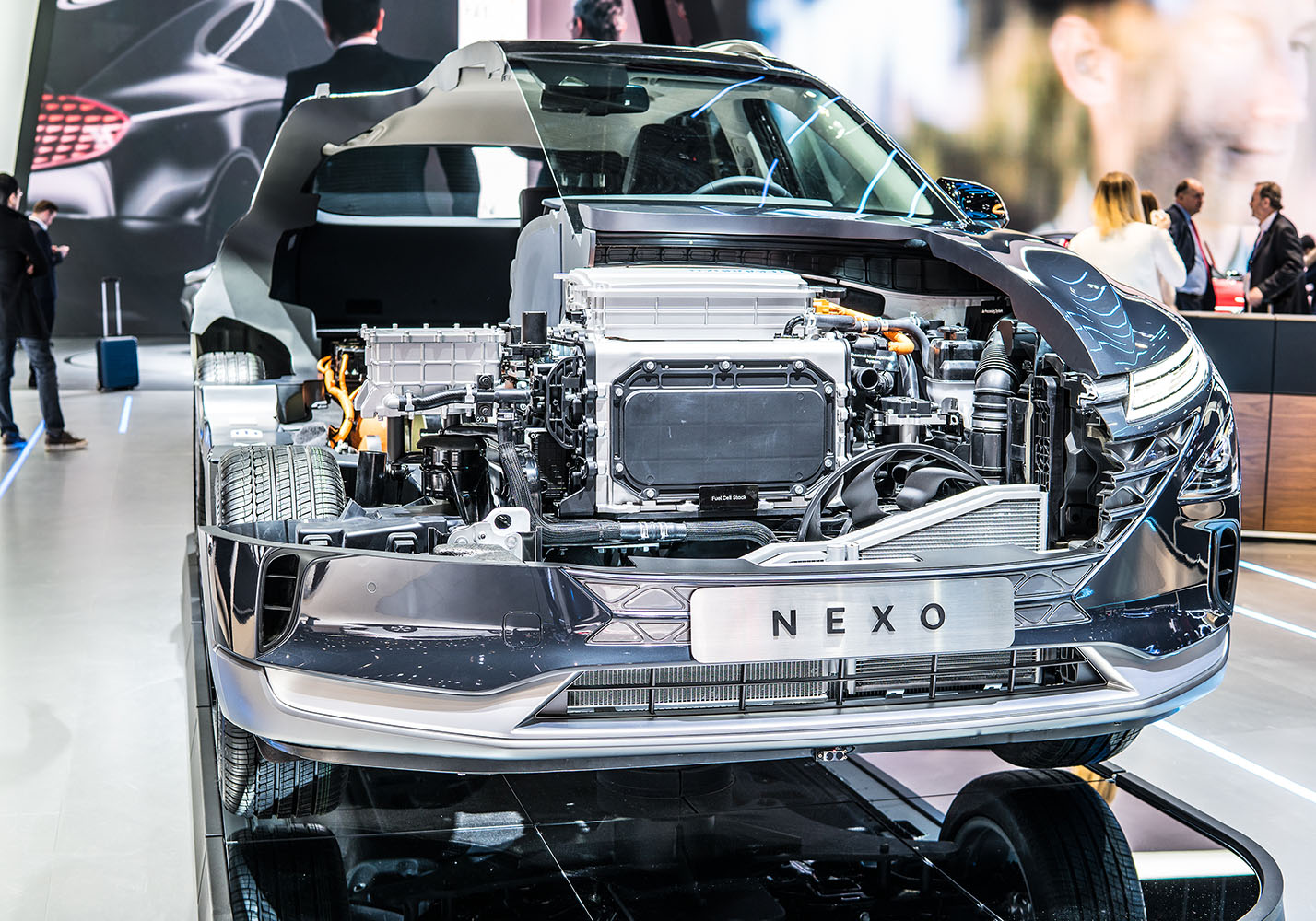 Hyundai Nexo mit Brennstoffzellen-Stacks