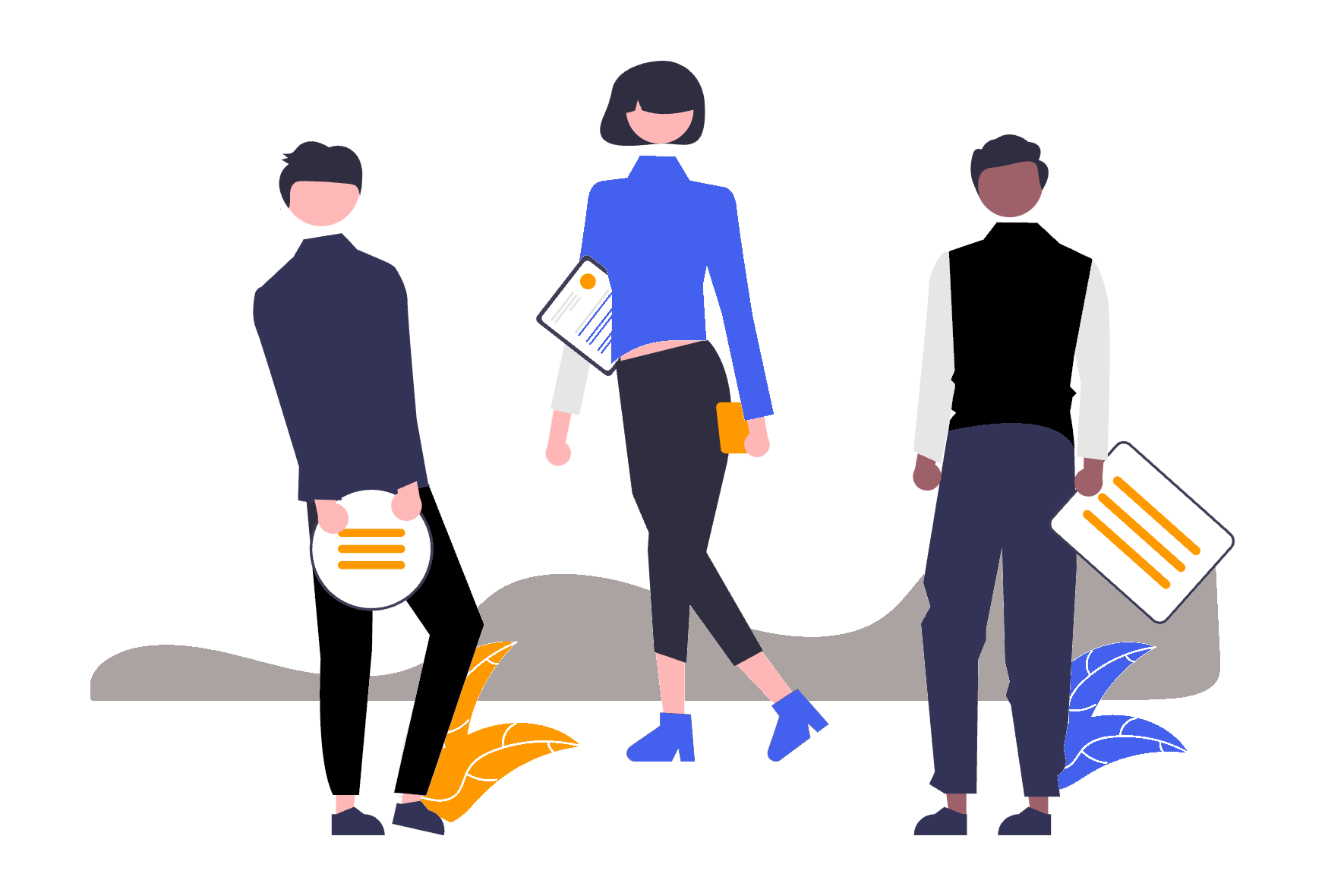 NOVORA Team und Unternehmenswerte Hero Illustration